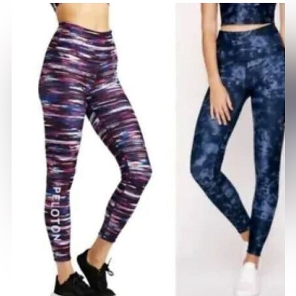 Peloton x Wear It To Heart Reversible Melody High Waist Leggings Size Medium - Picture 5 of 9